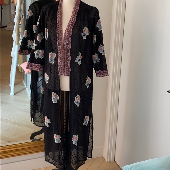 River Island Sexy Long Filmy Robe - Picture 1 of 6